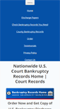 Mobile Screenshot of bankruptcyrecordshome.com